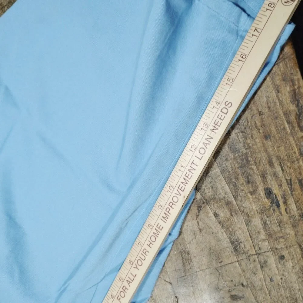 Liz Claiborne Crazy Horse Shorts Sz 24W Pants NWT Light Blue Cotton